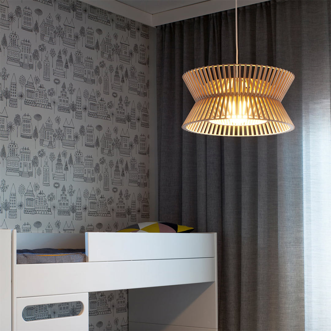 secto design 6000  walnuss kontro pendelleuchte 72111
