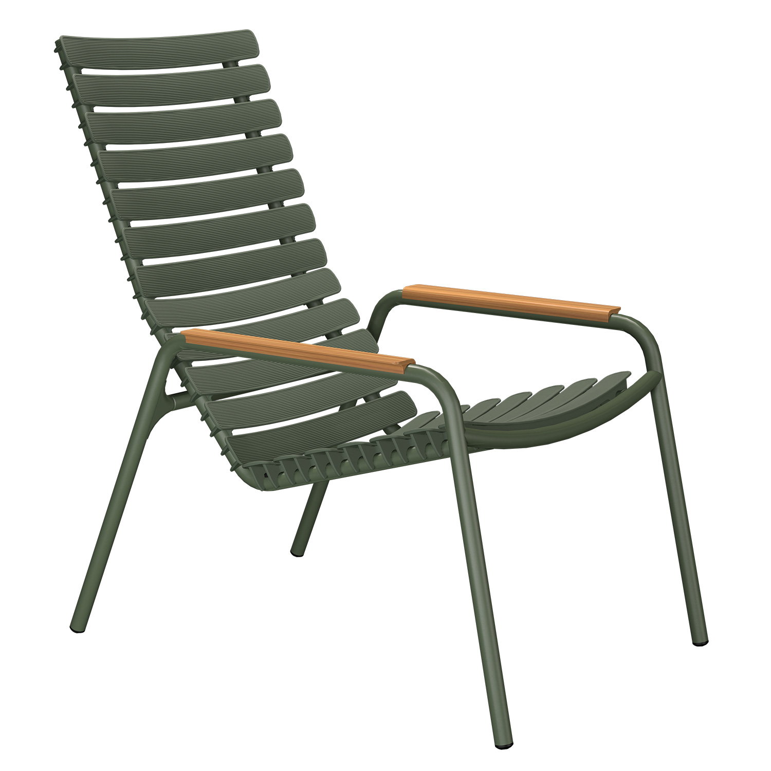 houe reclips lounge chair olivgruen 22306 2727 03 92655