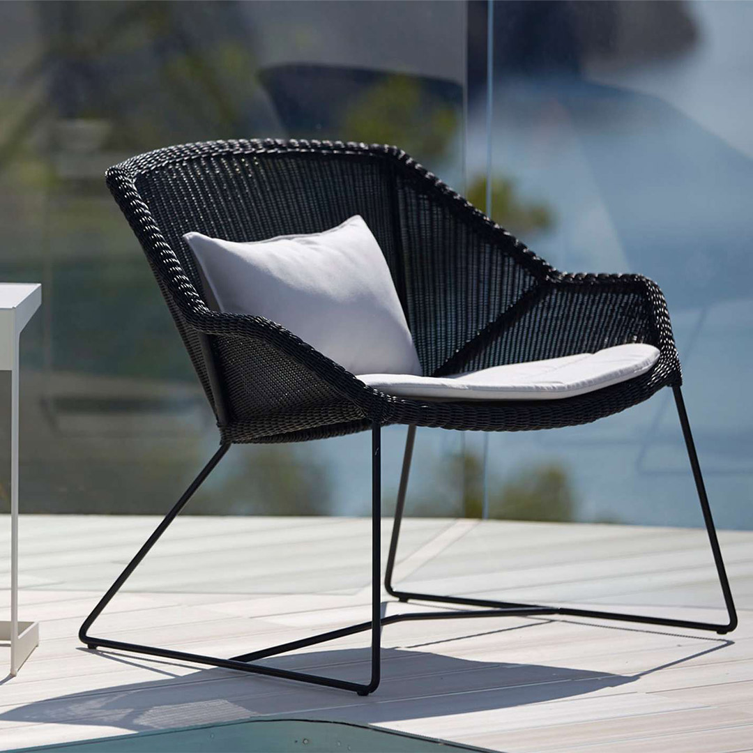 cane line breeze lounge sessel schwarz 78830