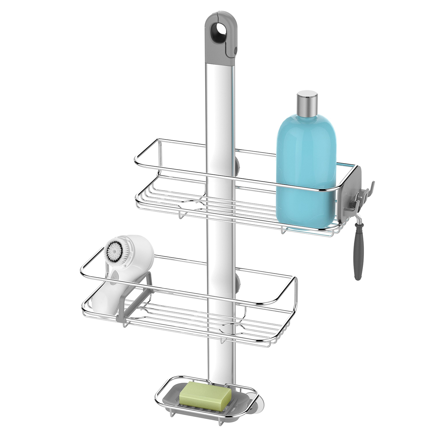 simplehuman duschcaddy mittelgross seitlich 98517