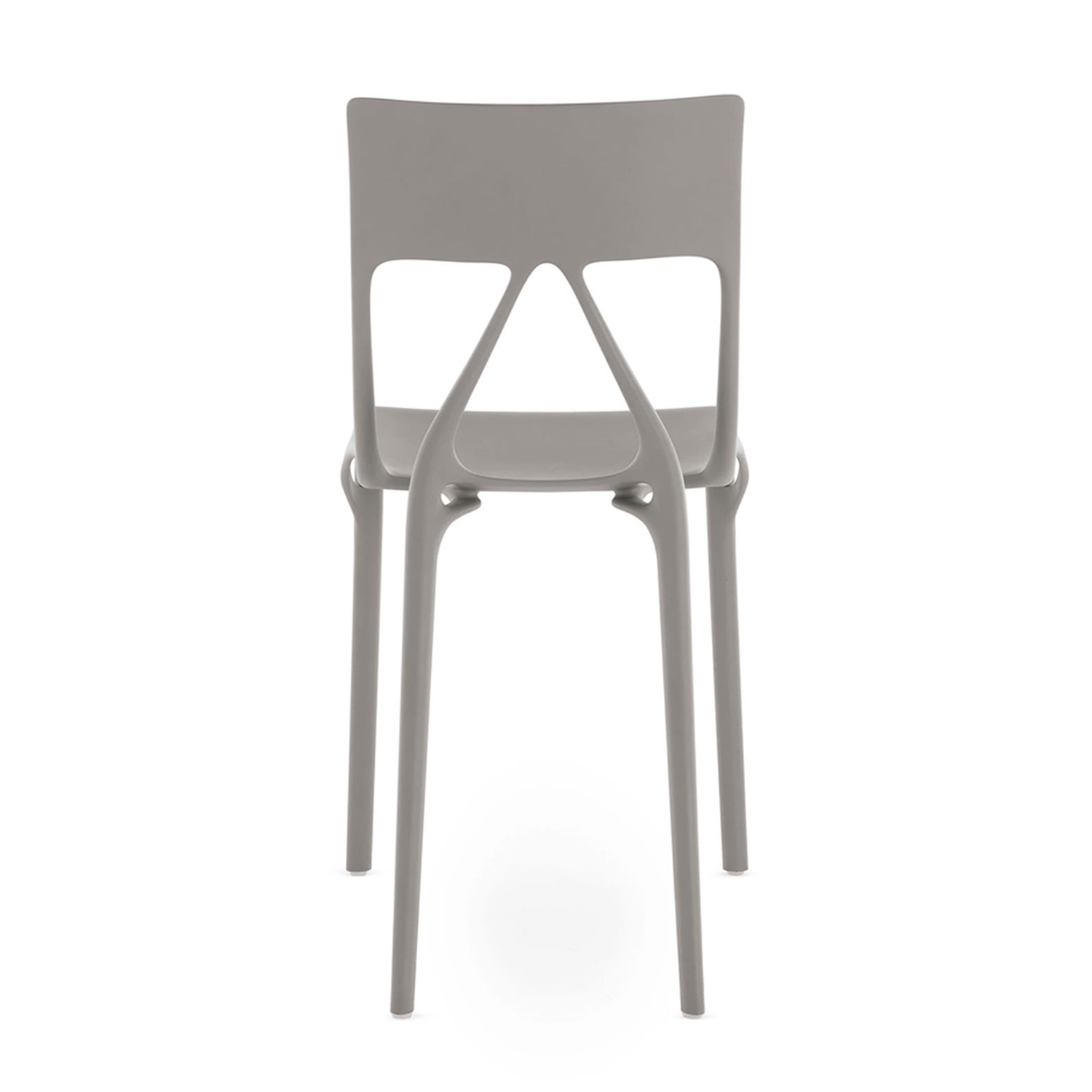 Kartell - A.I. light Stuhl dunkelbraun