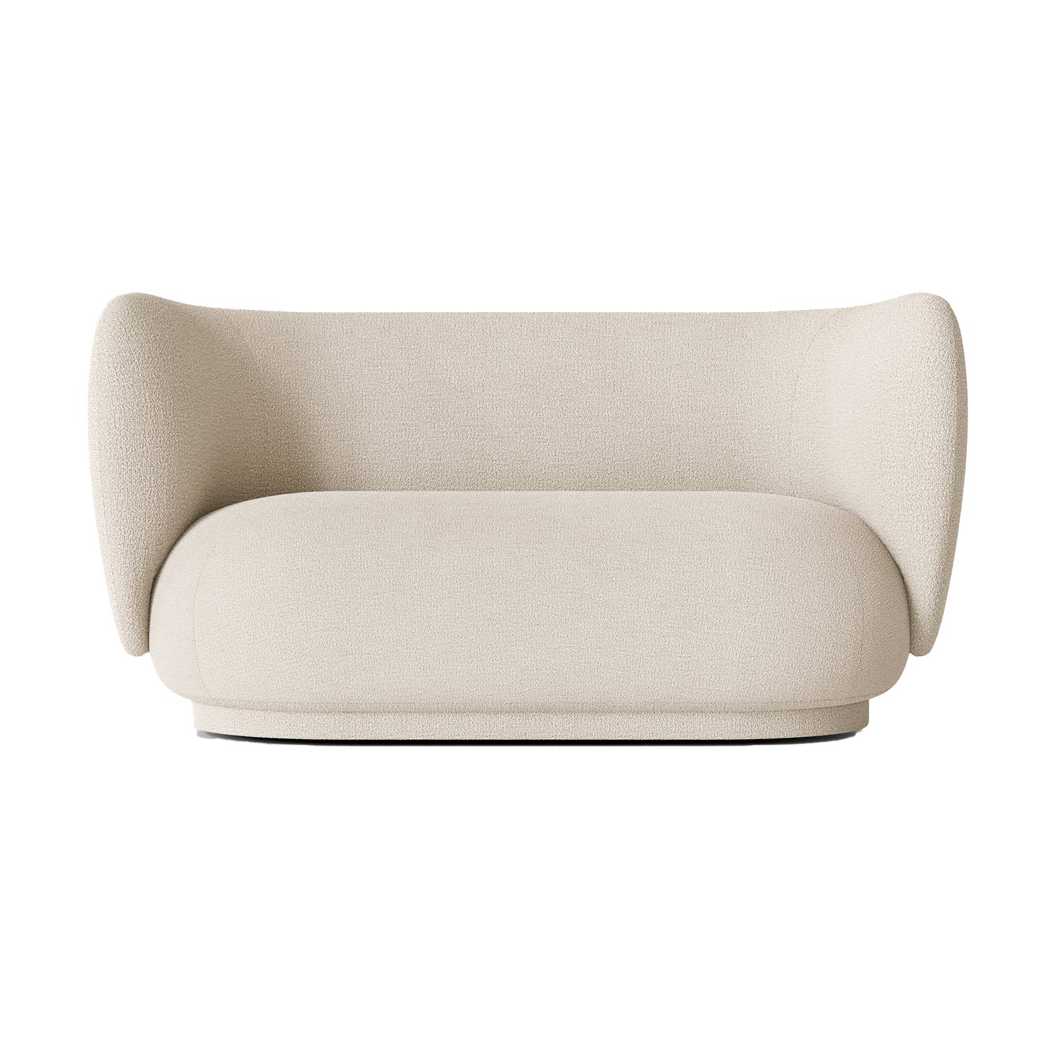 ferm living rico zweisitzer boucle off white 85022