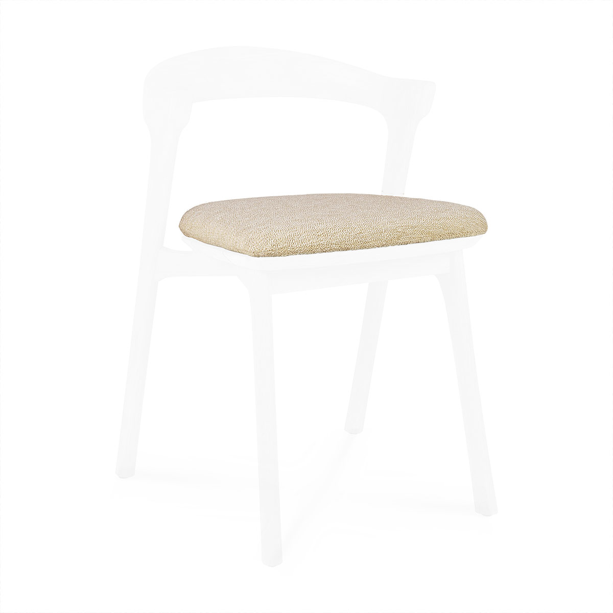 ethnicraft bok sitzkissen fuer stuhl draussen freisteller natural 85401