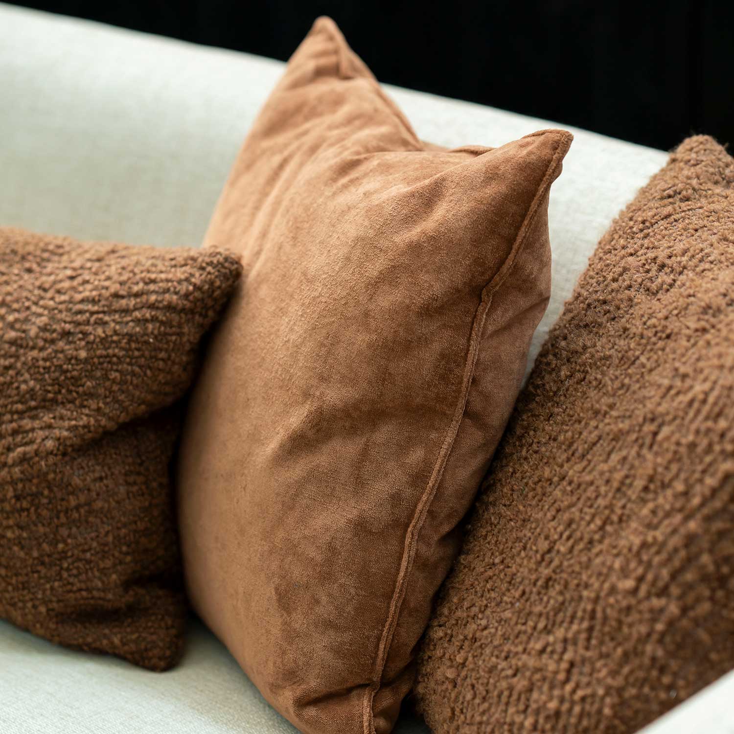 Ethnicraft - Velvet Kissen sand rechteckig