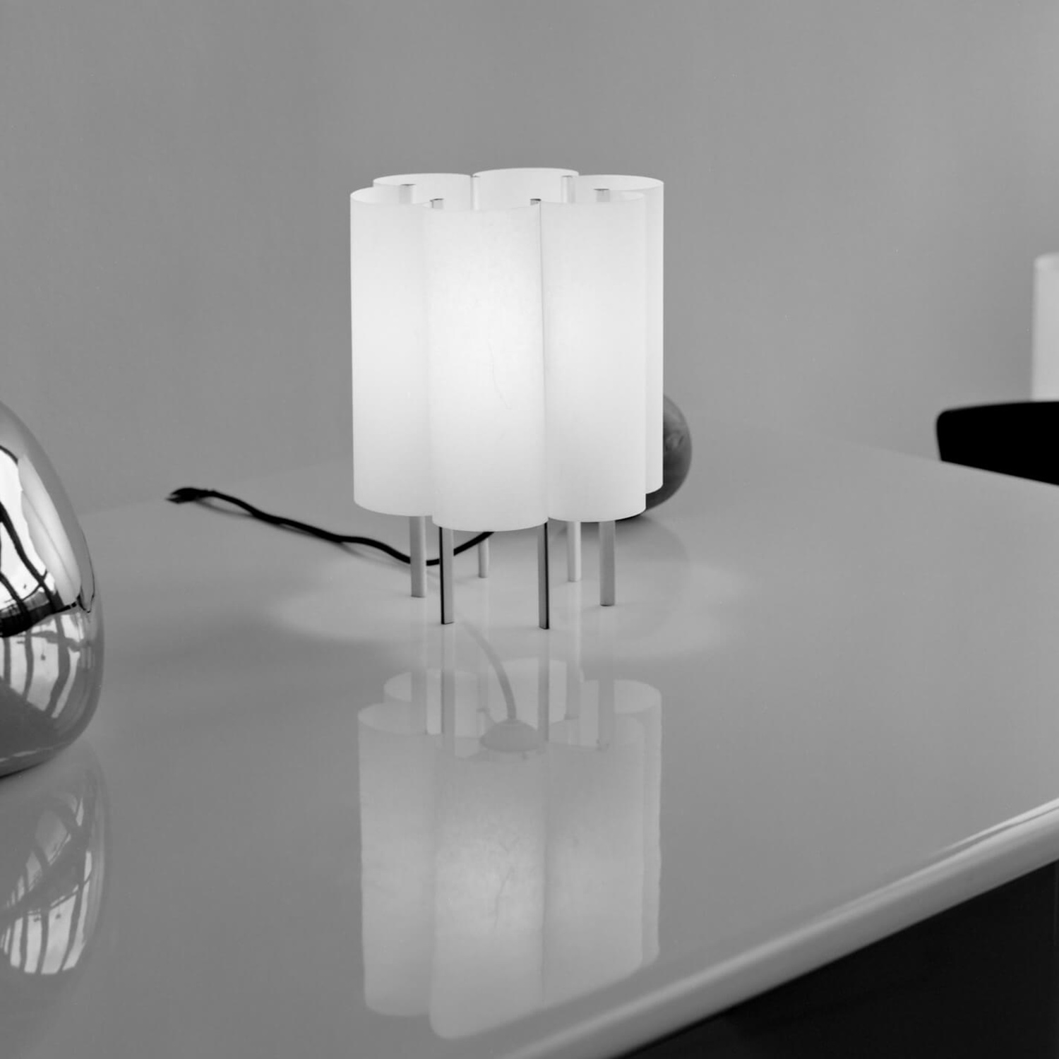 Ferm Living - Boe Tischleuchte silver/natural