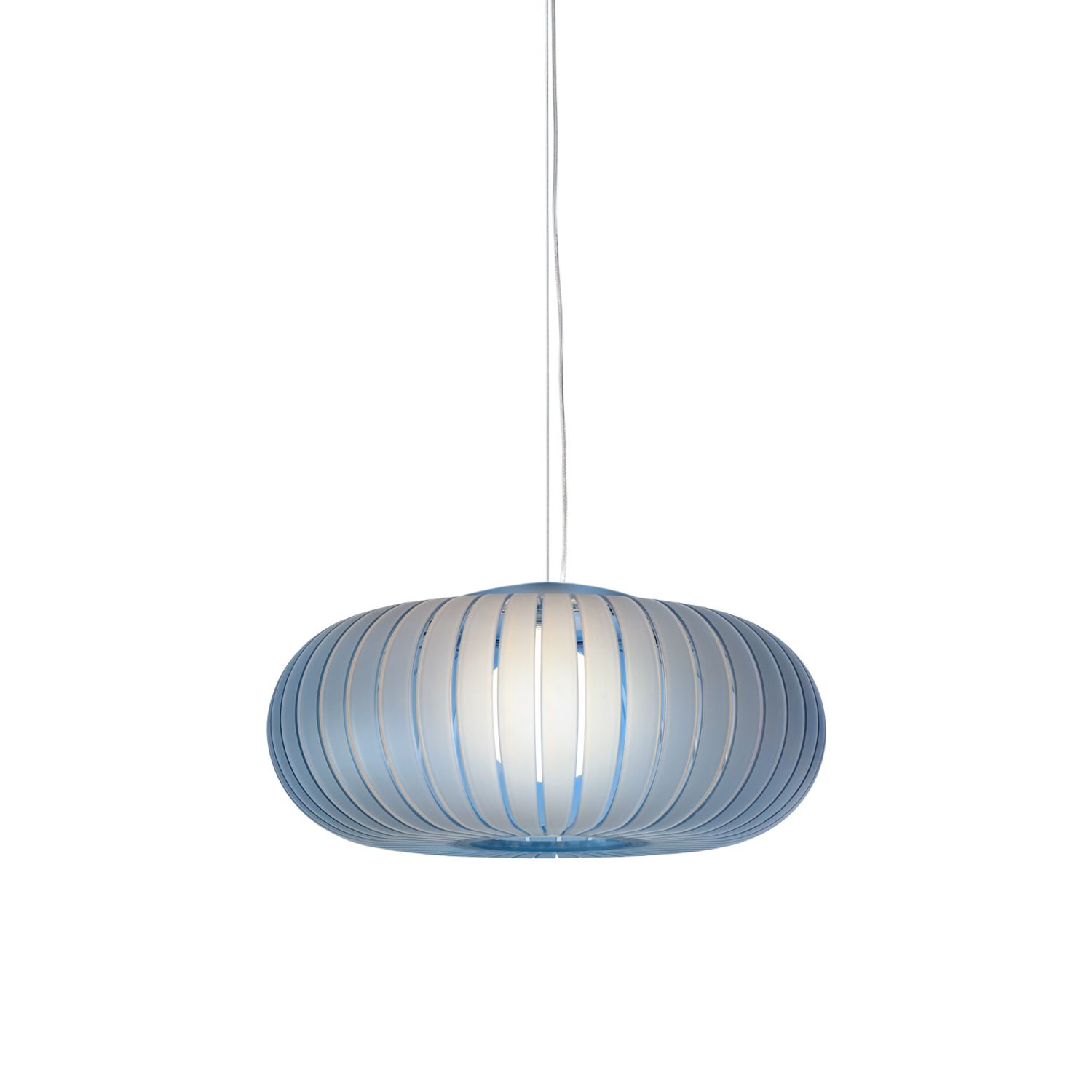 Kartell - Teresa Frozen Pendelleuchte hellblau