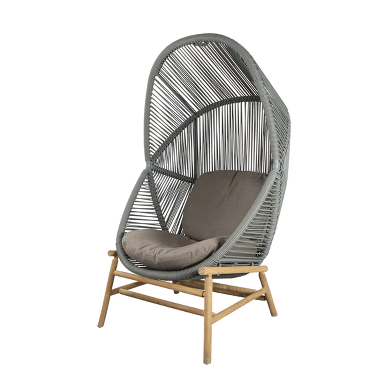 cane line hive haengesessel dusty green gestell teak freisteller 89188