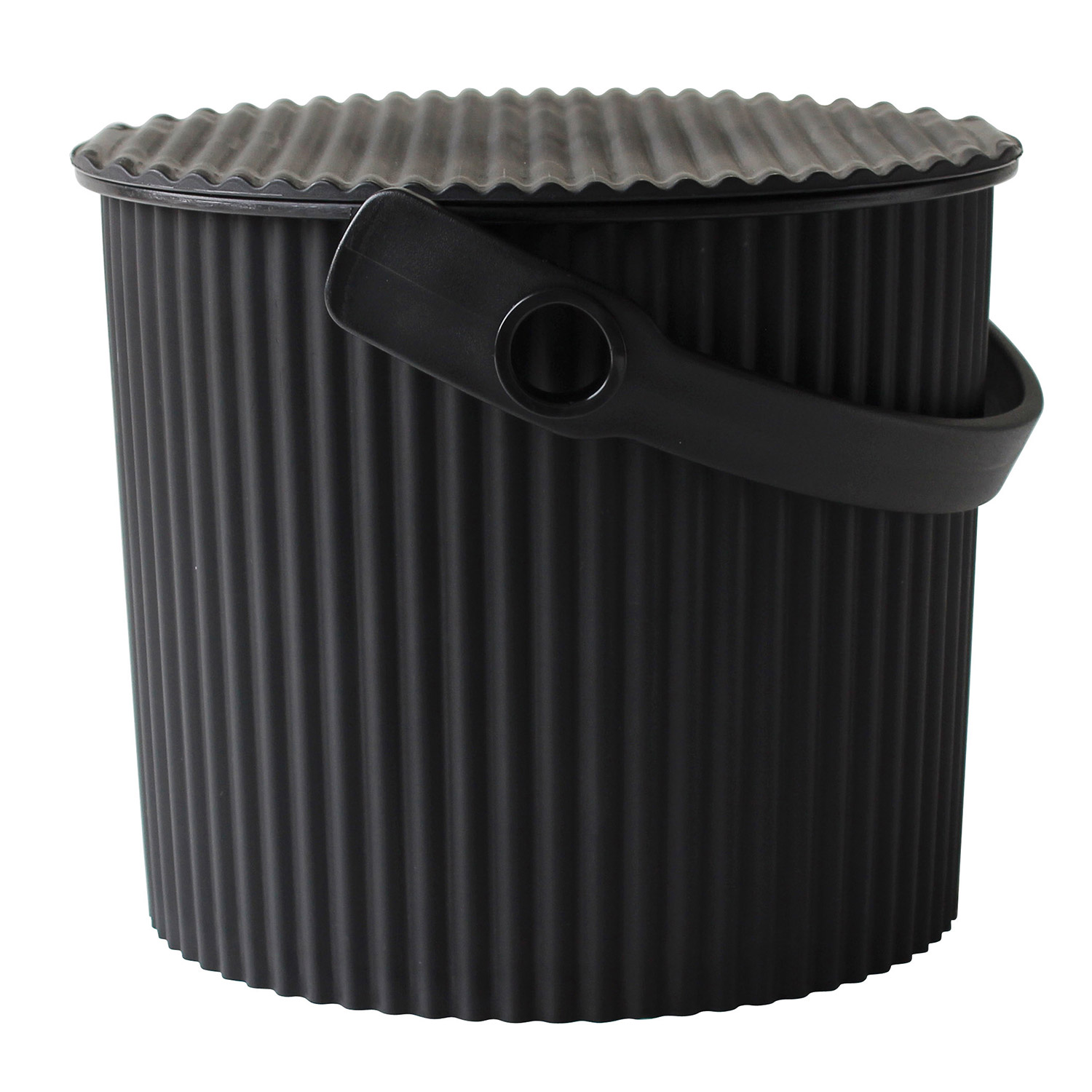 Hachiman - Omnioutil Eimer mit Deckel 4 l schwarz