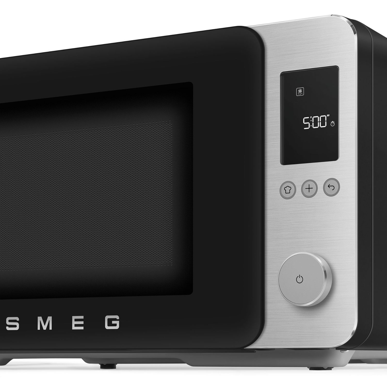 SMEG - Kombi-Mikrowelle mit Air Fry MOC02 schwarz