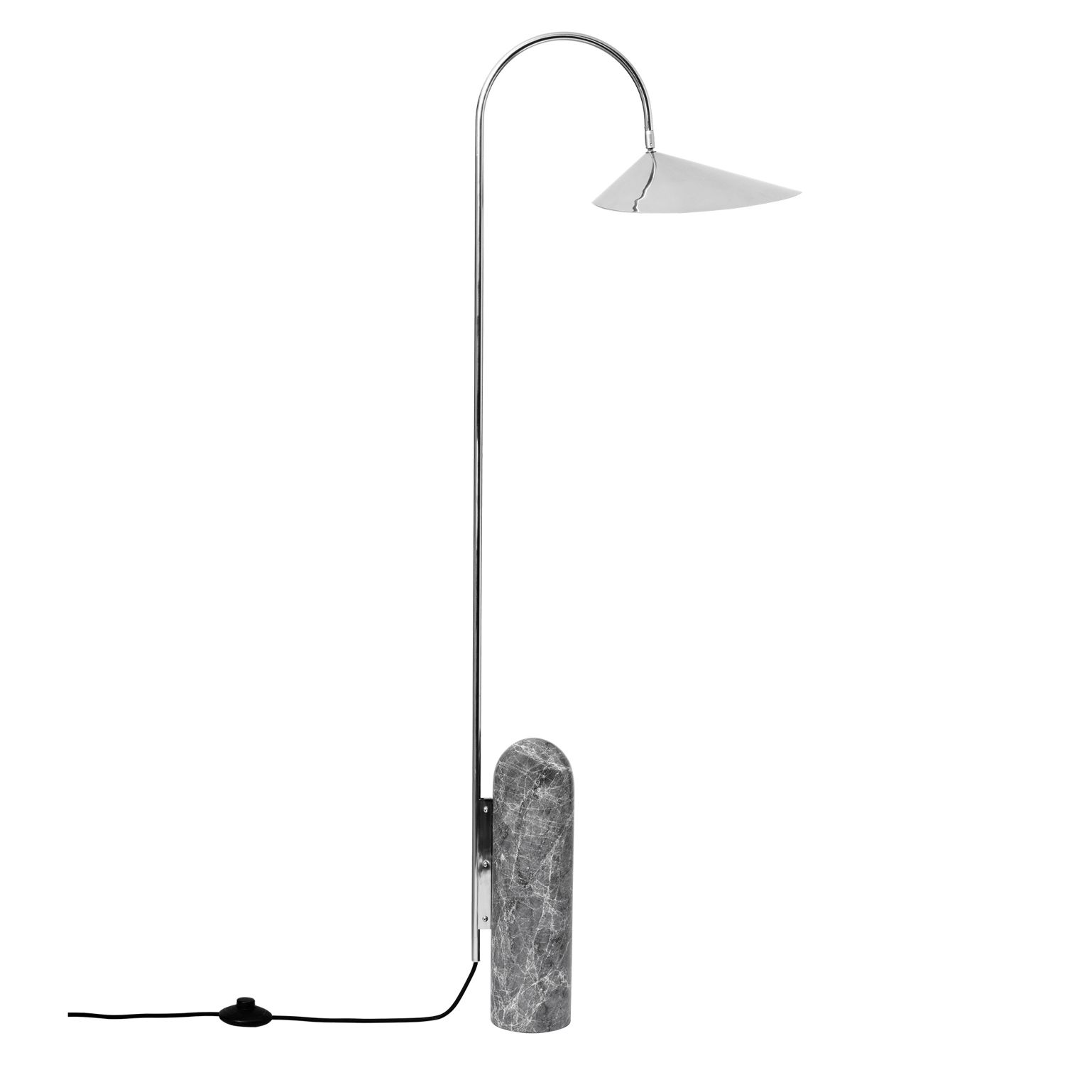 Ferm Living - Arum Stehleuchte stainless steel