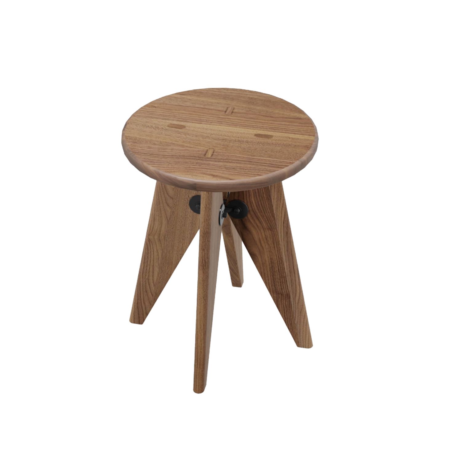 Vitra - Tabouret Bois Hocker Nussbaum natur, geölt