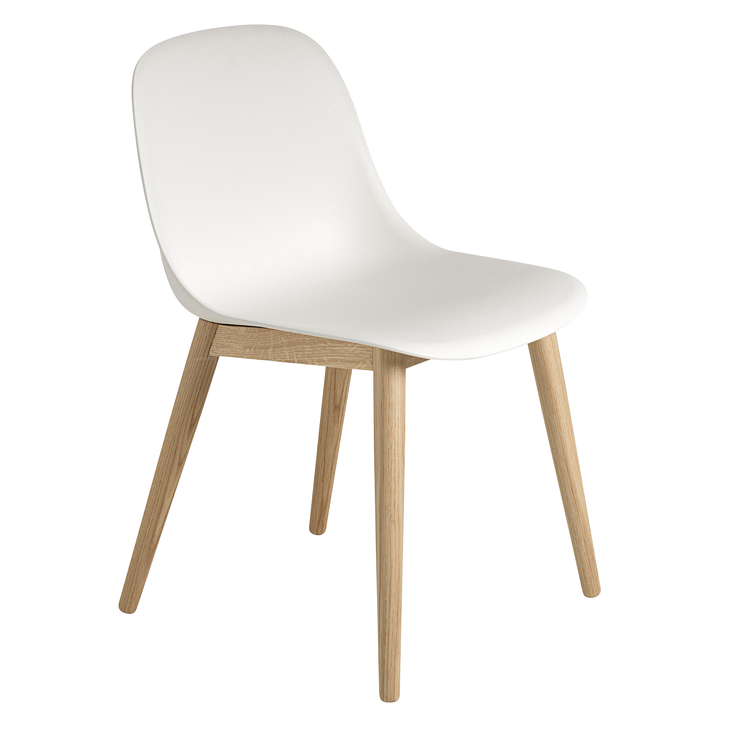 muuto fiber sidechair wood weiss 53826