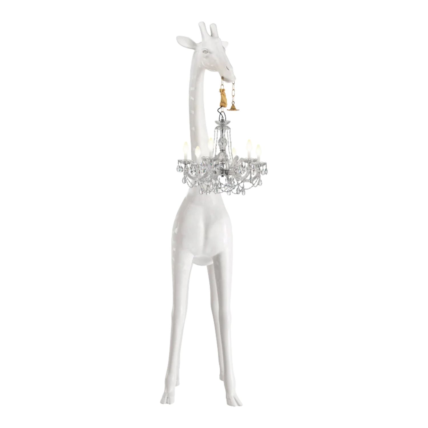 Qeeboo - Giraffe in Love M Outdoor weiß