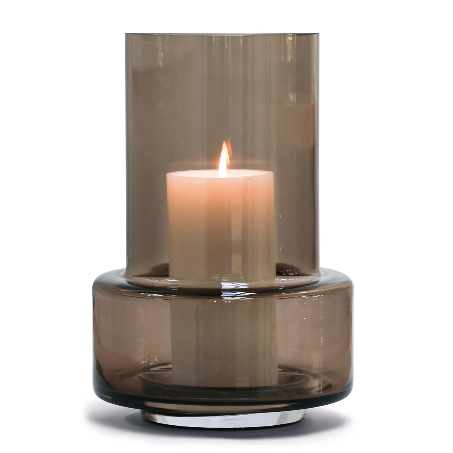 Ro Collection - Hurricane Vase No. 26 amber