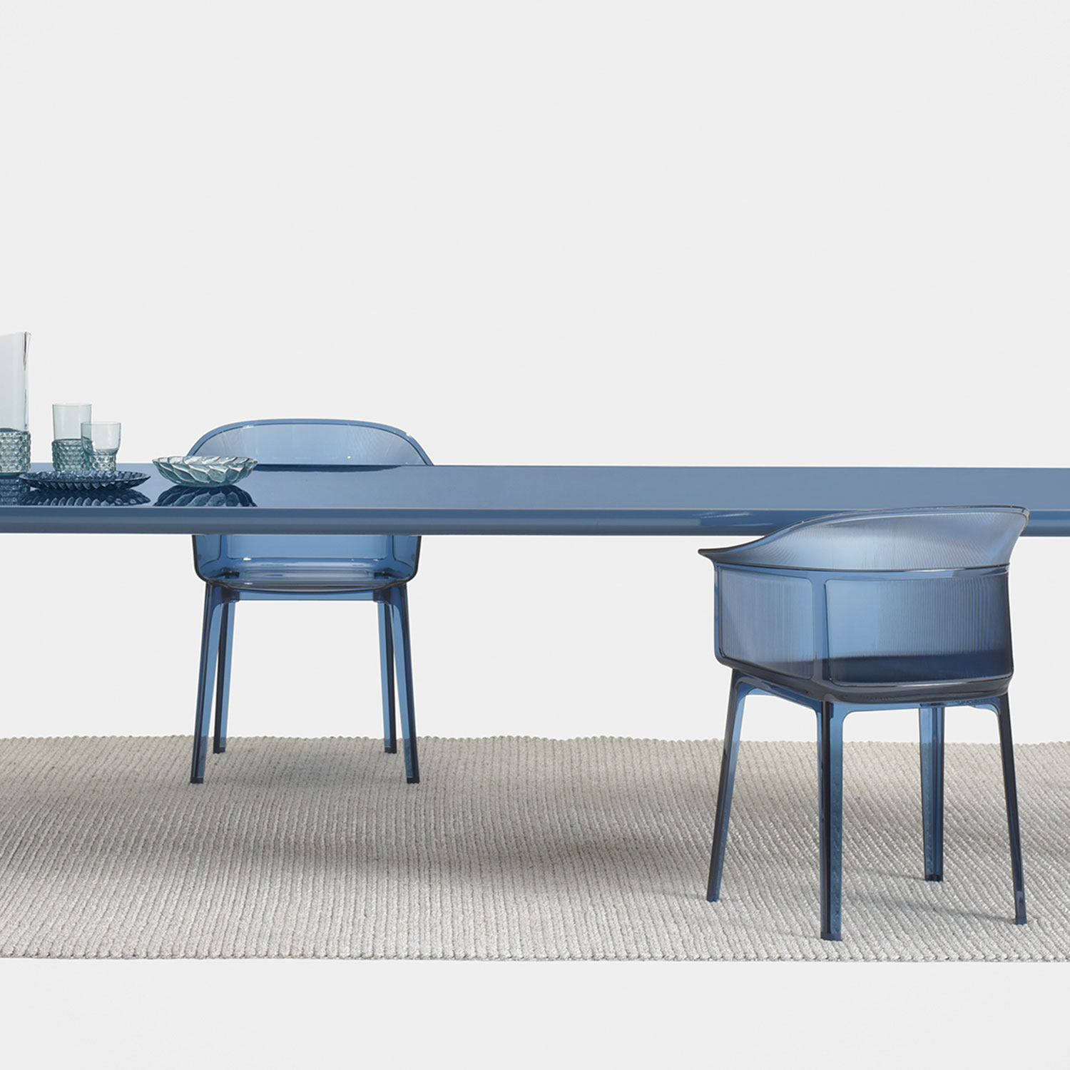 Kartell - Papyrus Outdoorstuhl klar