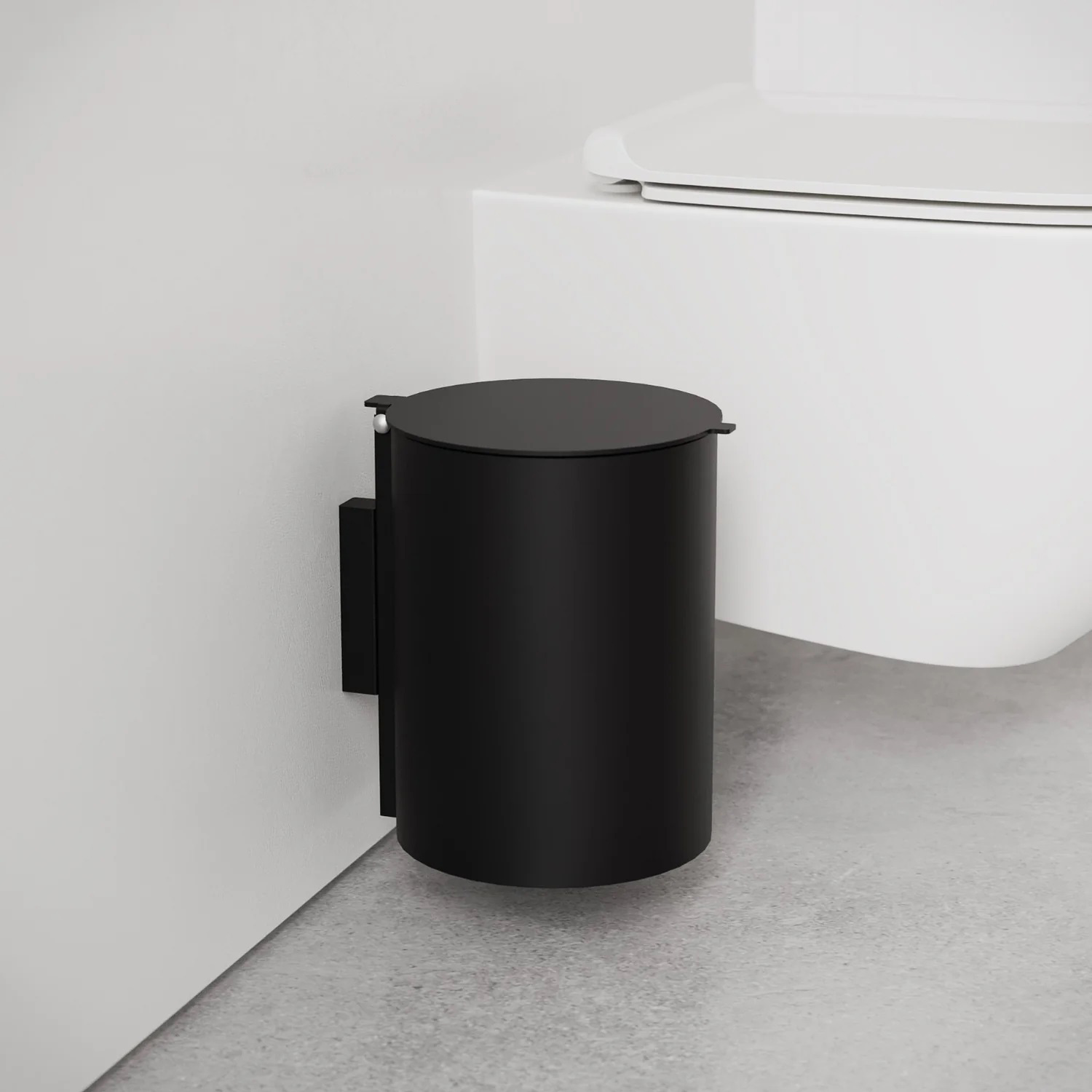 nichba toiletteneimer schwarz amb6 94203