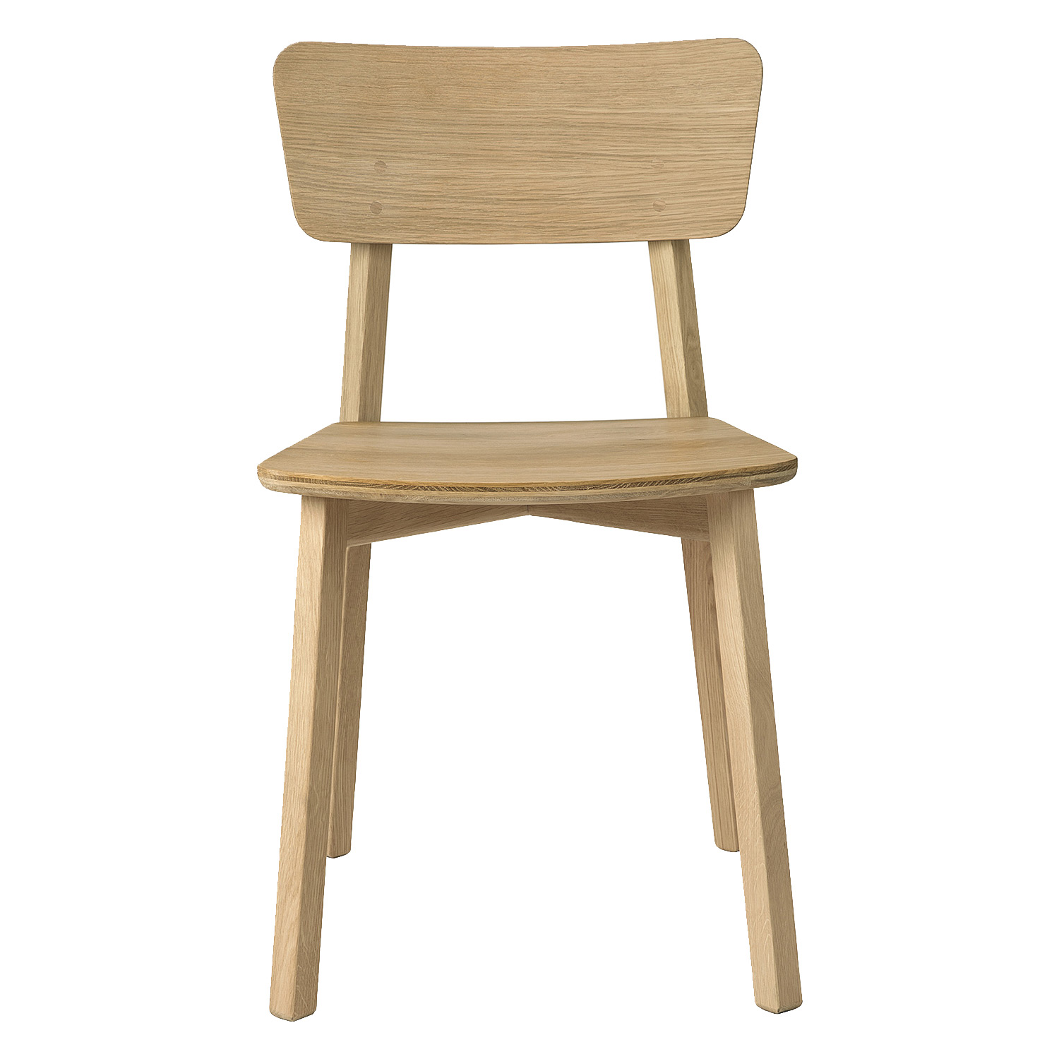 ethnicraft casale stuhl eiche frontal  freisteller 88246