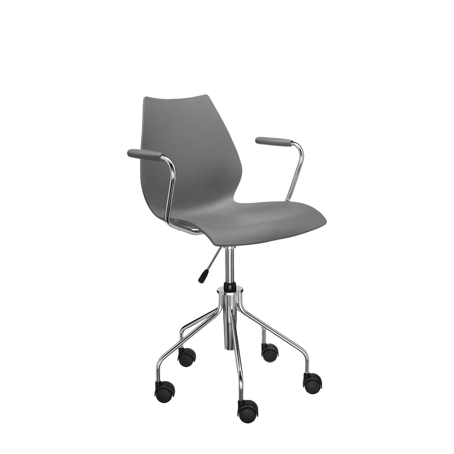 Kartell - Maui Drehstuhl mit Armlehnen