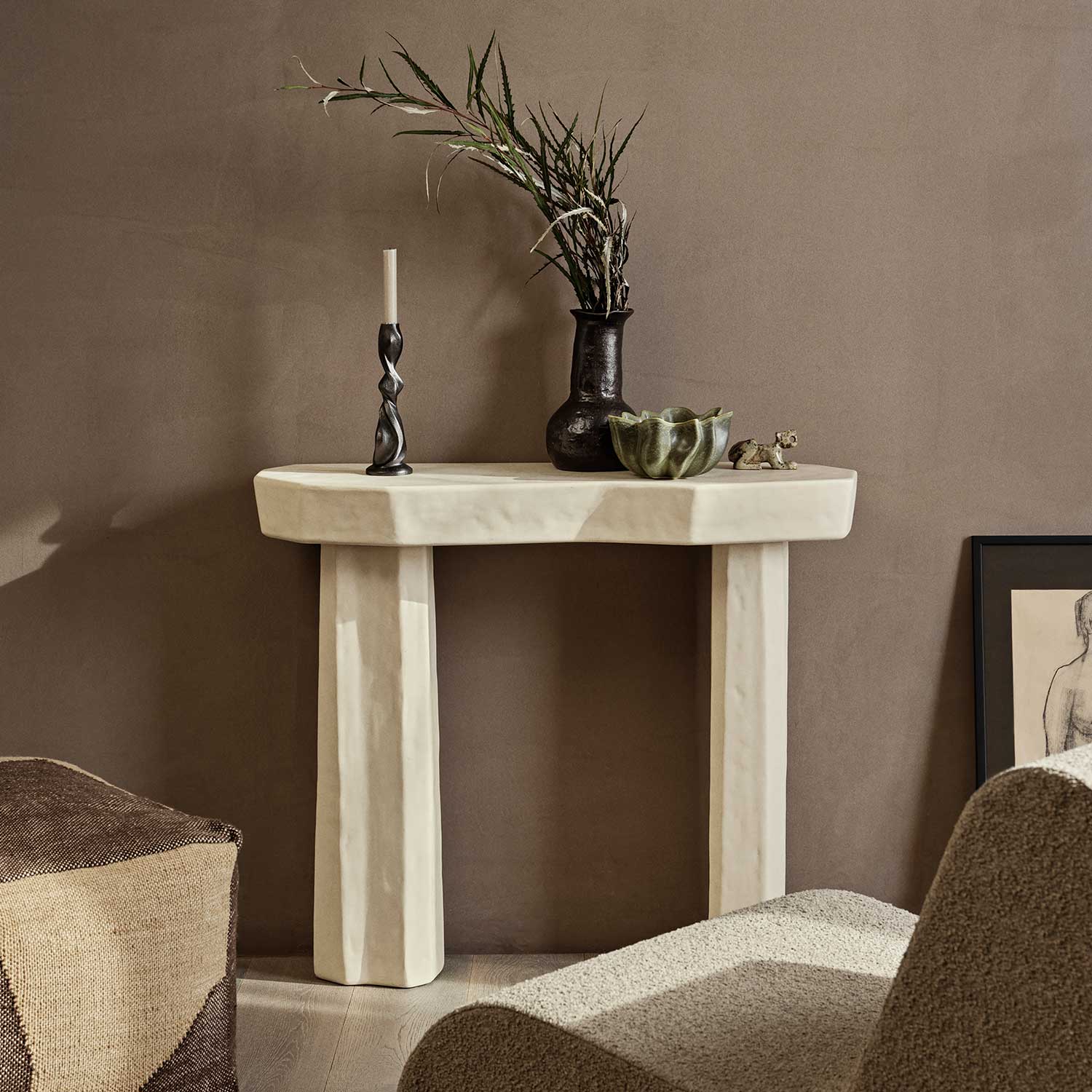 fermLIVINGTisch Beton Couchtisch Outdoortisch 101968