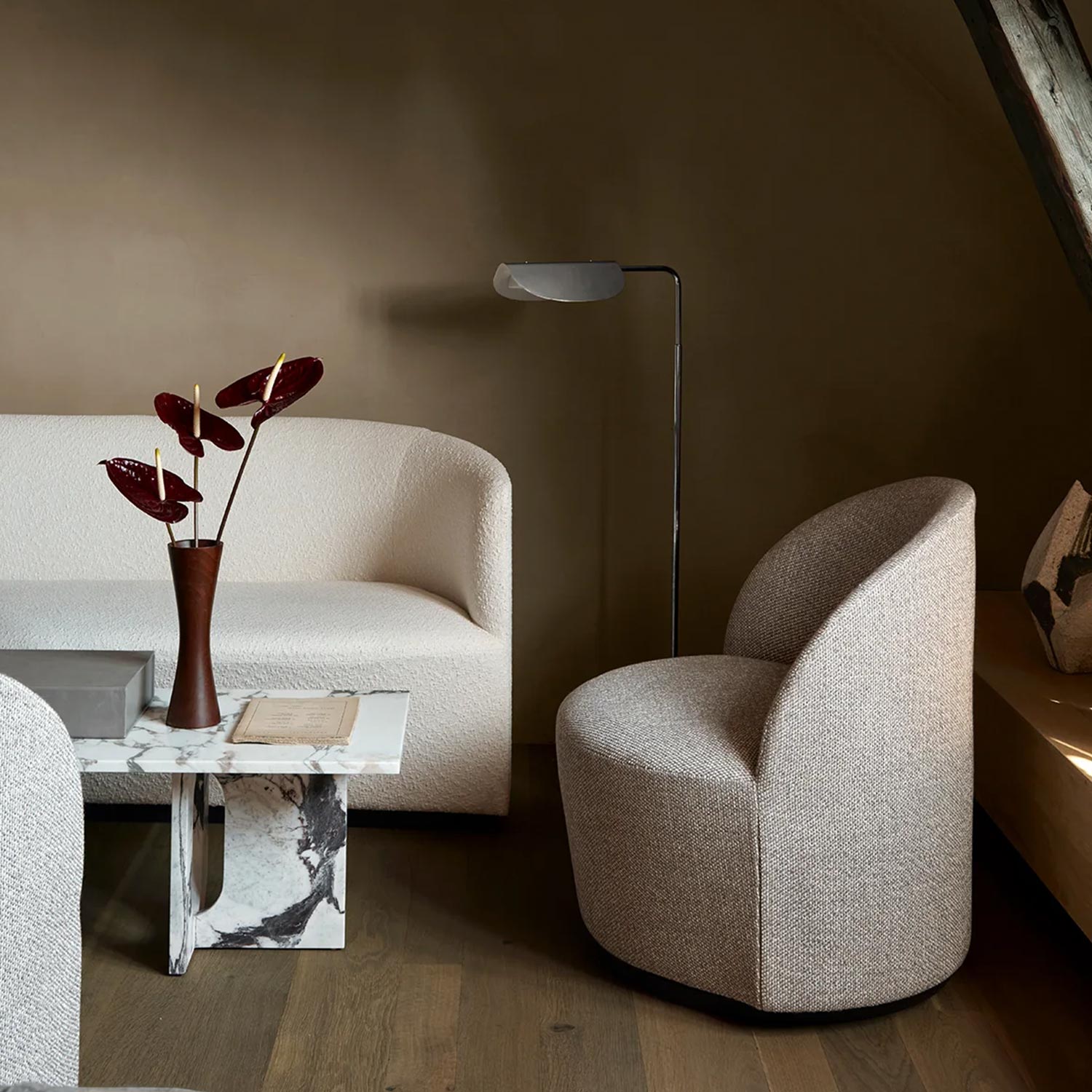 Audo - Tearoom Loungesessel drehbar Bouclé 2