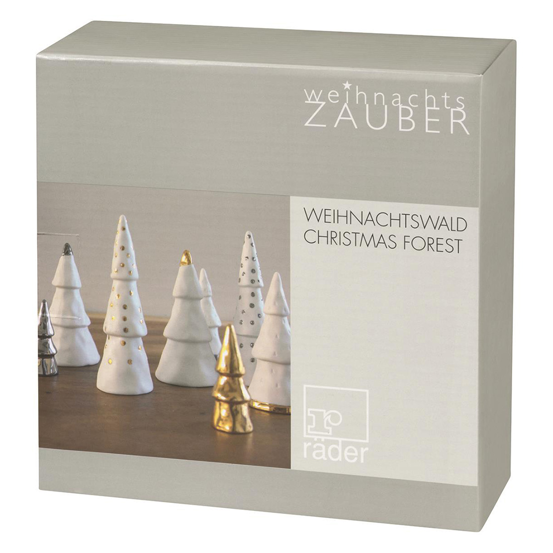 Räder Design - Weihnachtswald Set silber