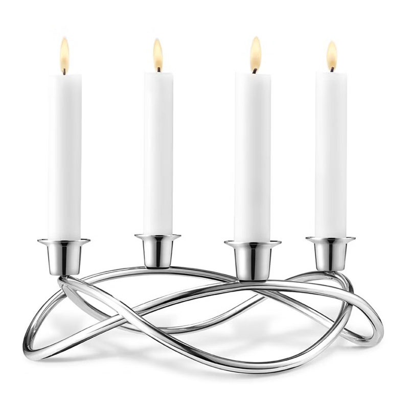 Georg Jensen - Season Kerzenleuchter Edelstahl