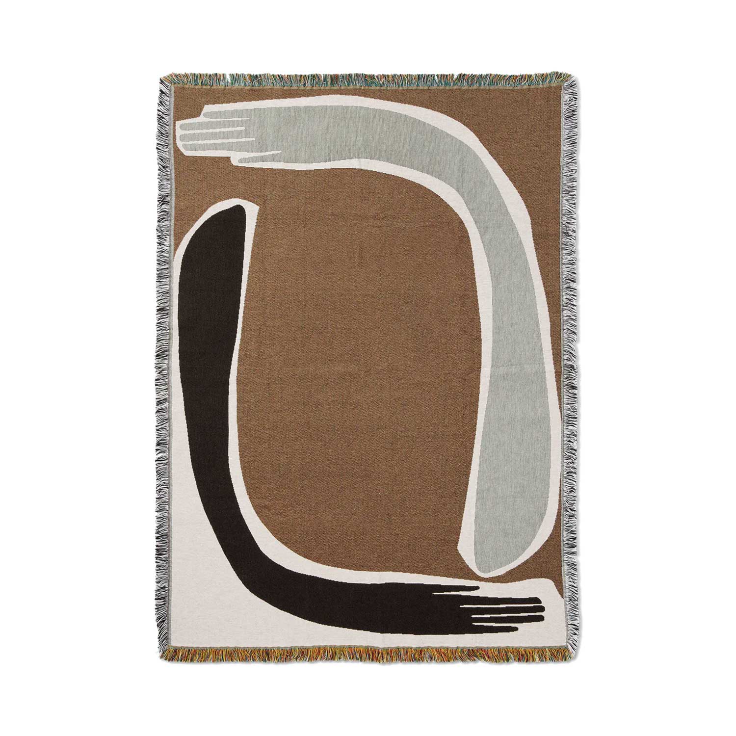 ferm LIVING Pose Wandteppich coffee 1104269810 104559