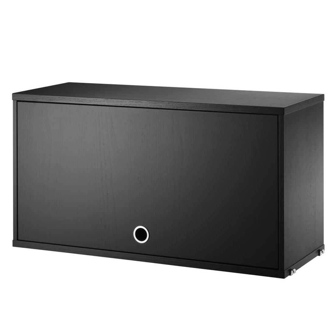 string schrankelement klapptuere schwarz 78689