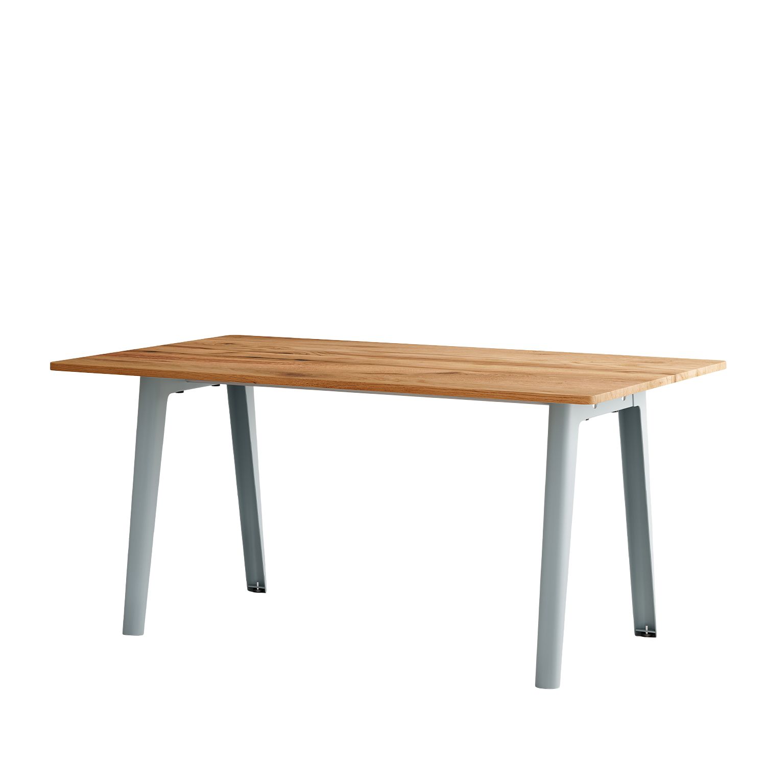 Tiptoe - New Modern Esstisch 160x95 cm blassblau/Eiche
