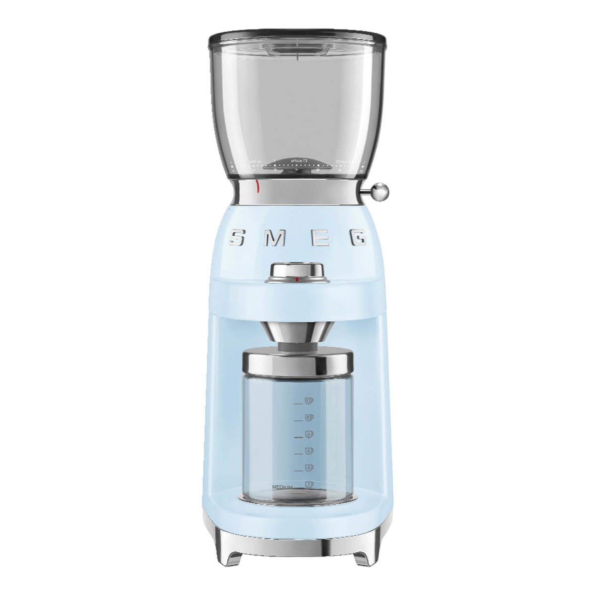 smeg kaffeemuehle CGF01 pastellblau 49840