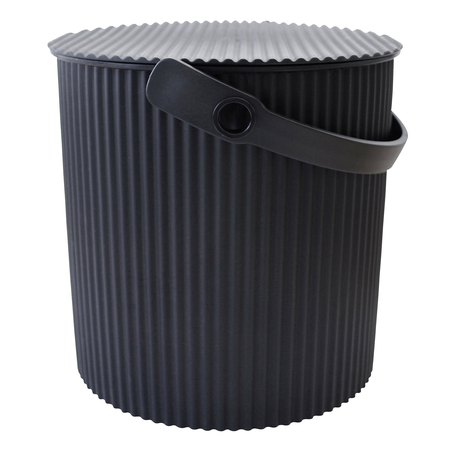 Hachiman - Omnioutil Eimer mit Deckel 10 l schwarz