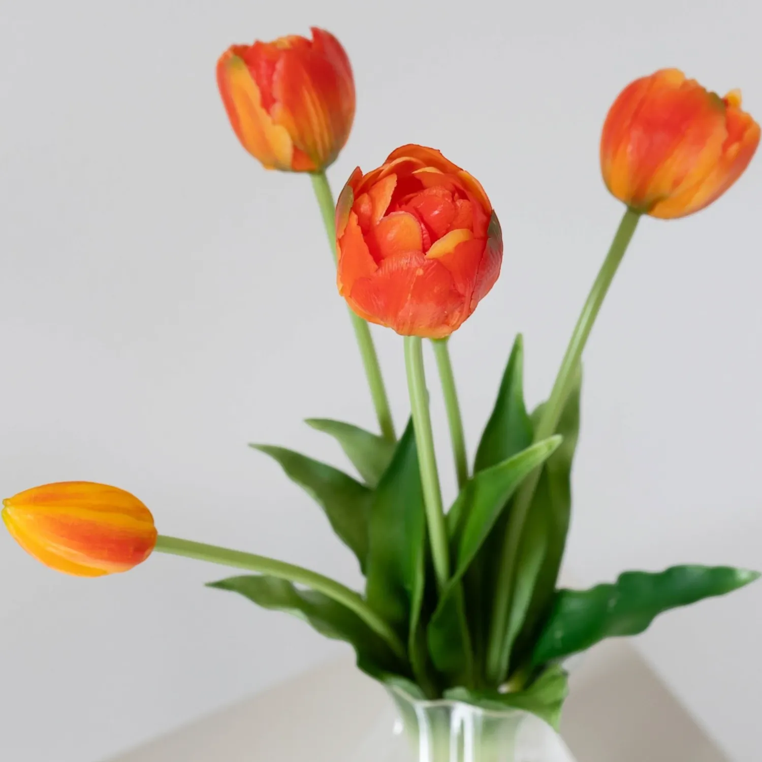 BLOOM OBJECTS - Tulpen mehrlagig Kunstblumen weiß
