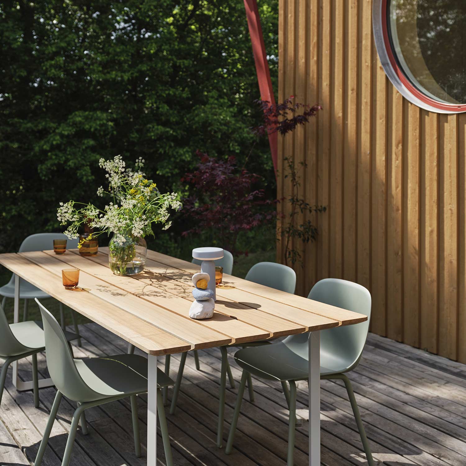 muuto Fiber gartenstuh grey 98441