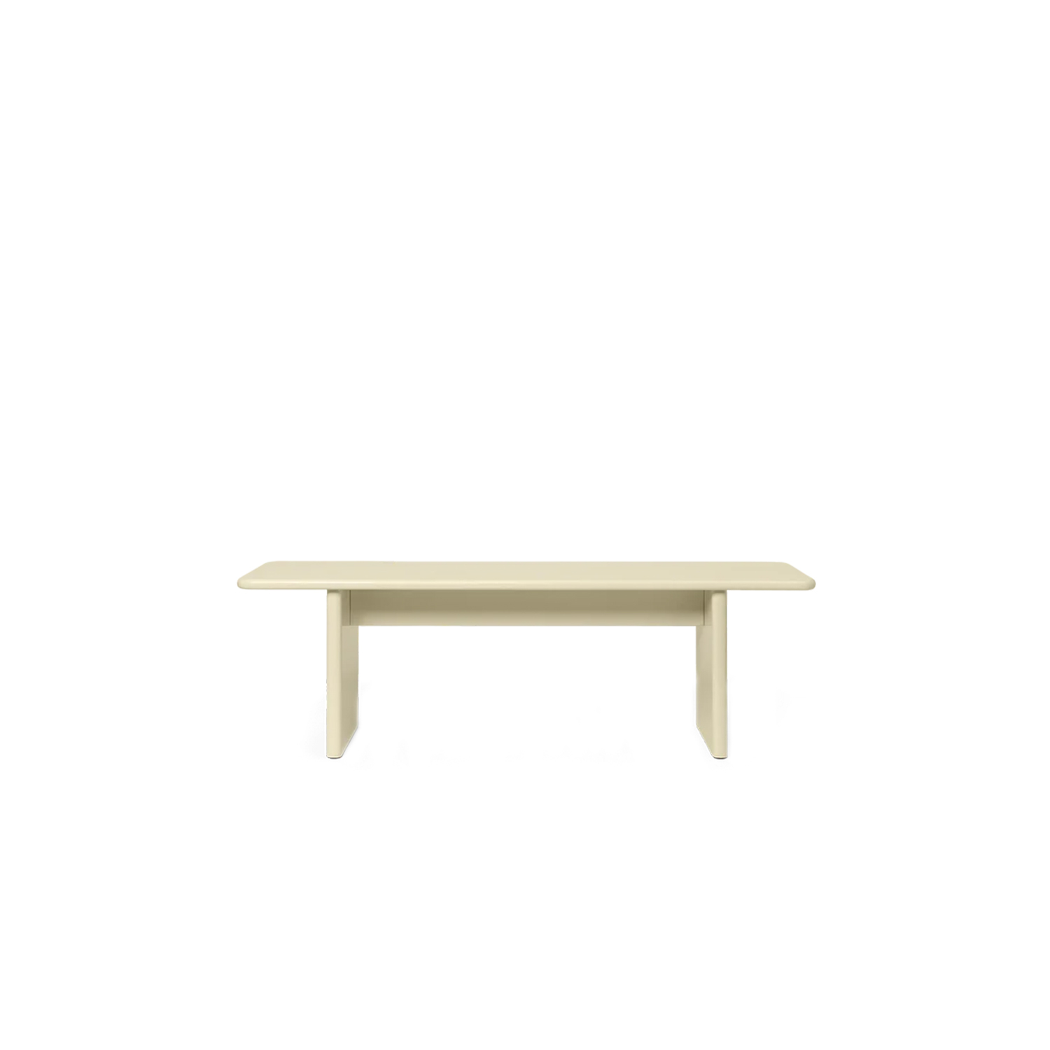 ferm LIVING Rink Bank klein 140 cm eggshell 1104270163 104522