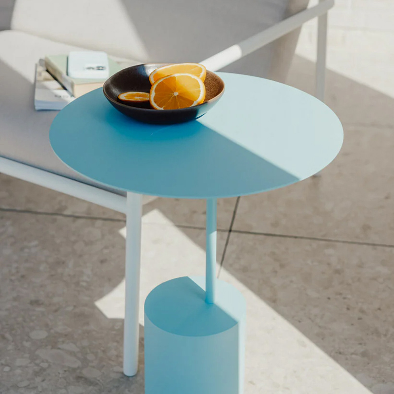 Metallbude - Ciro Beistelltisch pink lemonade