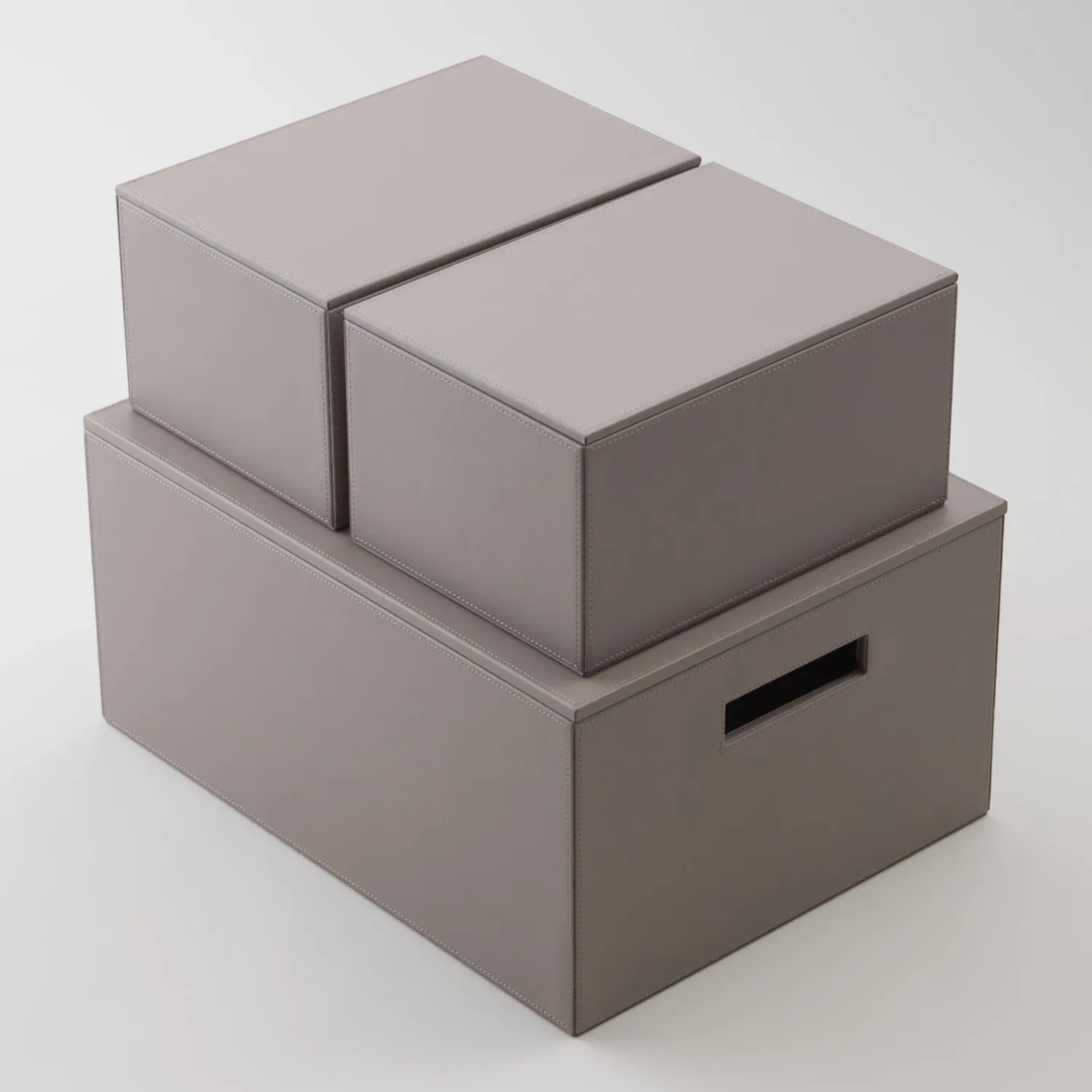 Decor Walther - Brownie Boxen 3er-Set weiß