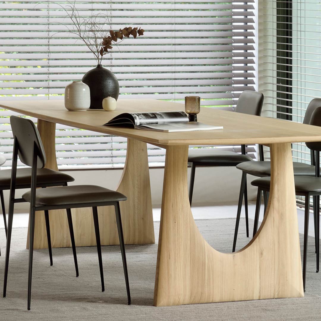 ethnicraft geometric esstisch eiche ambiente nahansicht 88659
