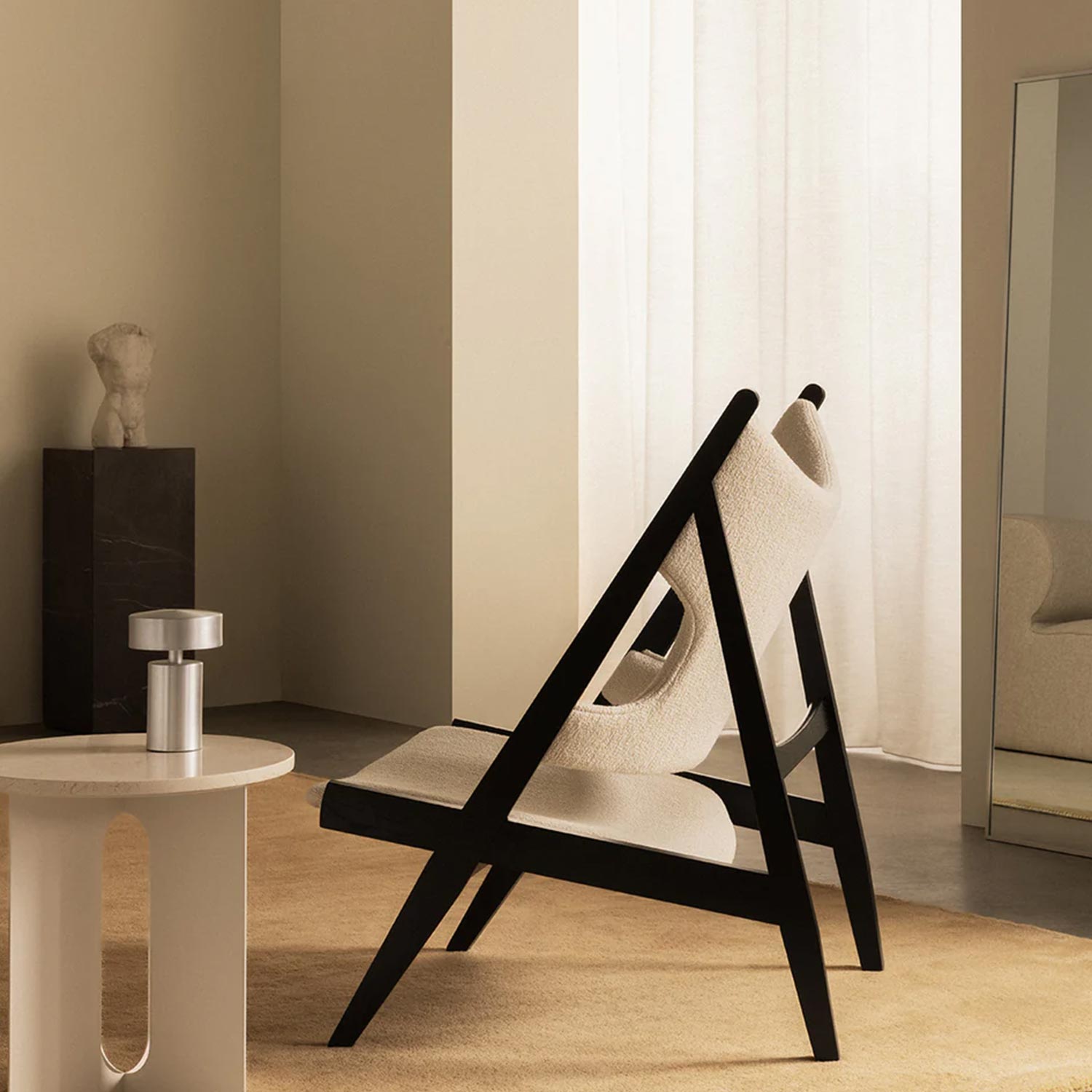 Audo - Knitting Lounge Chair Black Oak