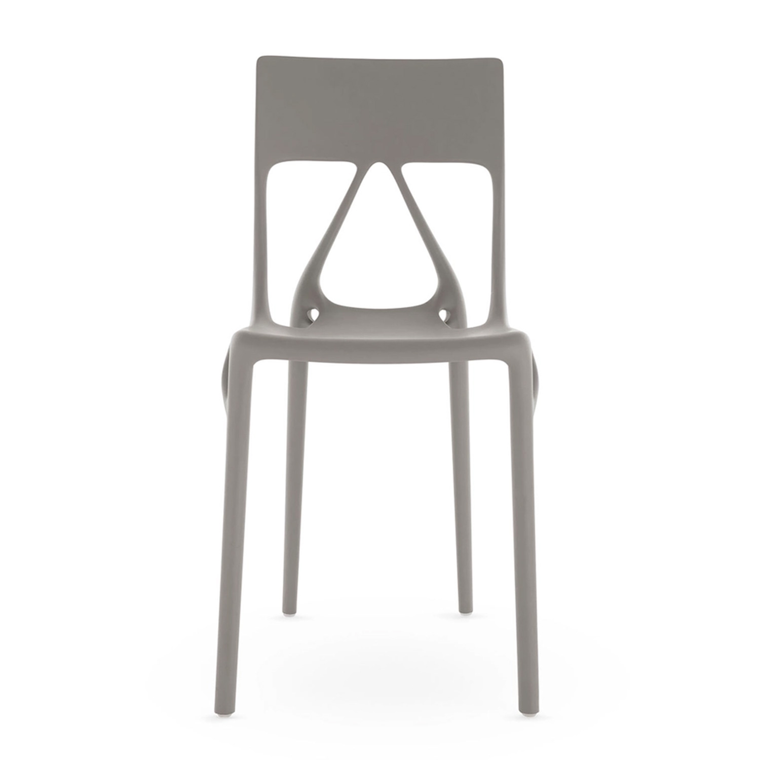 Kartell - A.I. light Stuhl dunkelbraun