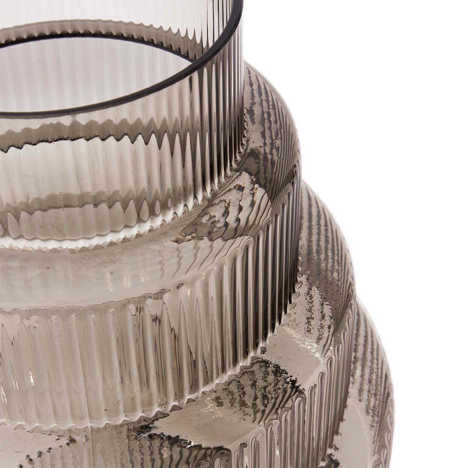 Pols Potten - Steps Vase dunkelgrau