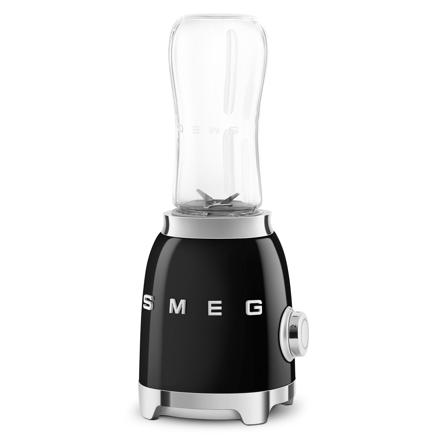 SMEG - Personal Blender PBF01 schwarz inkl. Zusatzflasche