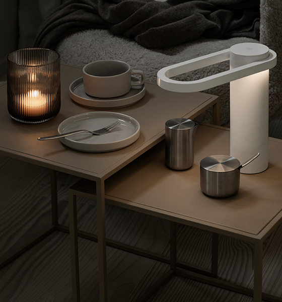 blomus fera beistelltisch set 2 nomad dark 82186