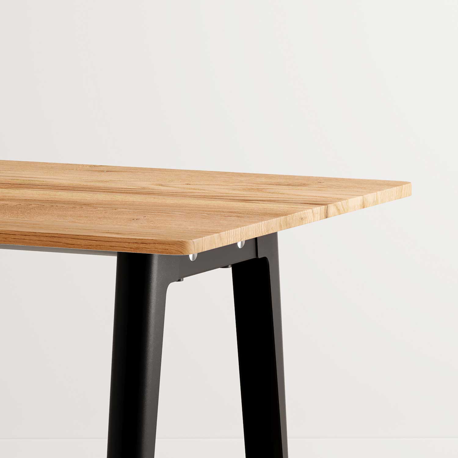 Tiptoe - New Modern Esstisch 160x95 cm cremeweiß/Eiche
