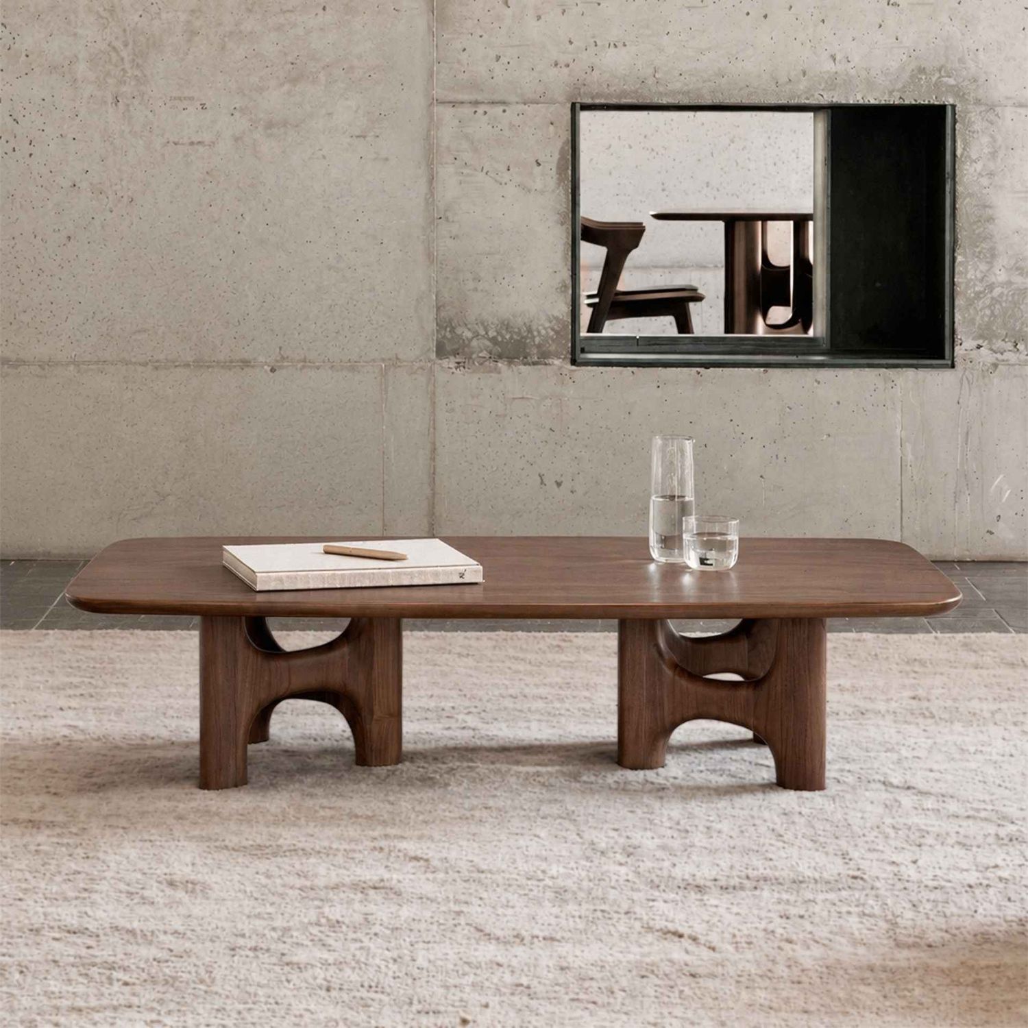 Ethnicraft - Flow Couchtisch mahagoni