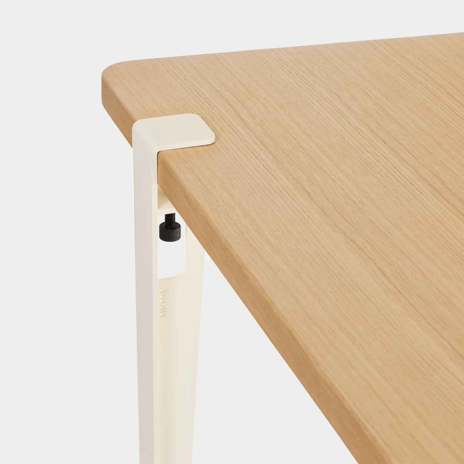 Tiptoe - Tischbein 75 cm weiß-creme