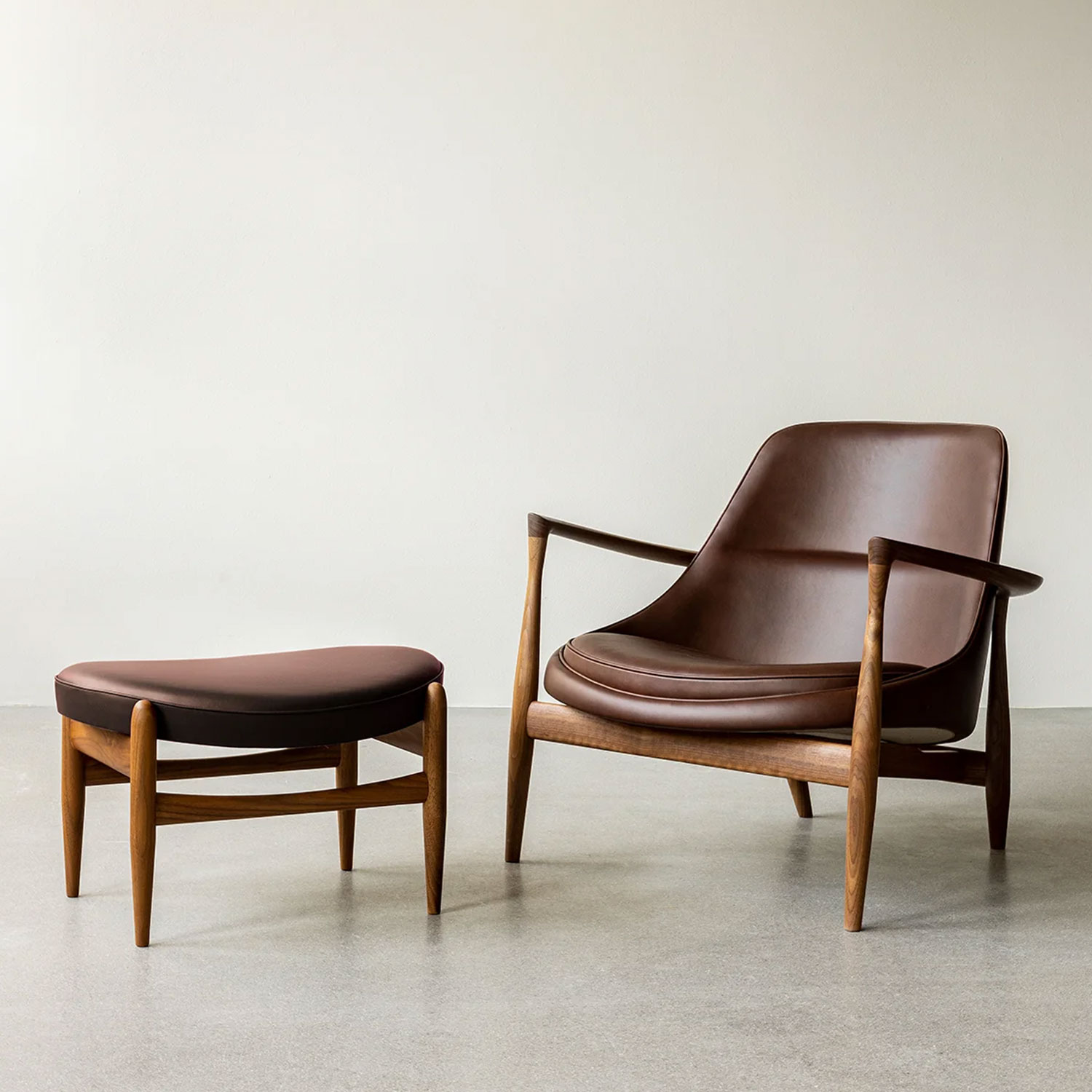 Audo - Elizabeth Fußteil Natural Oak/beige