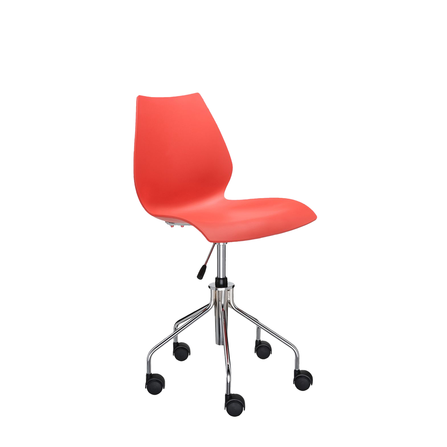 Kartell - Maui Drehstuhl purpurrot