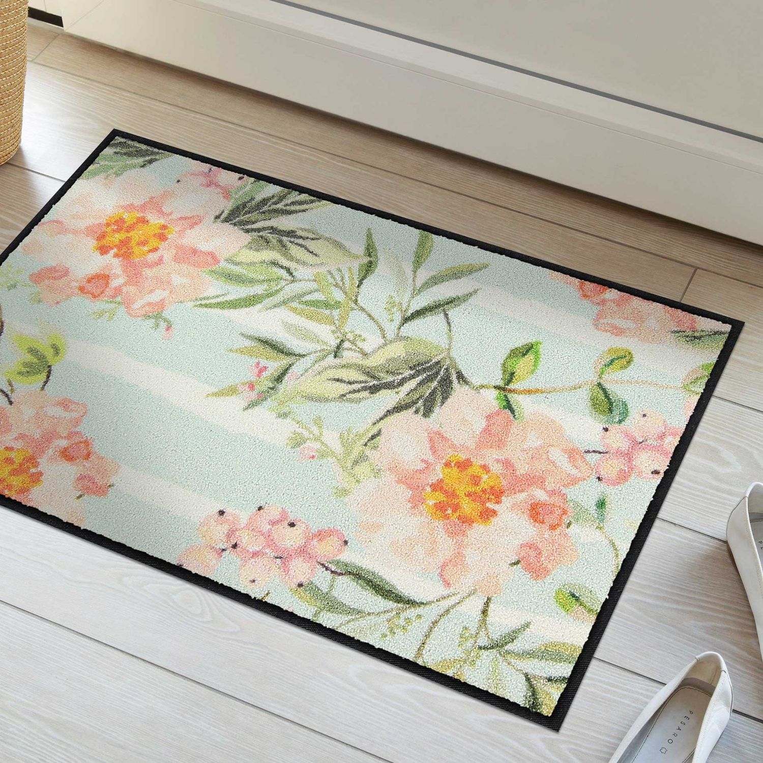 Salonlöwe - Floral Stripes 50x75 cm Fußmatte