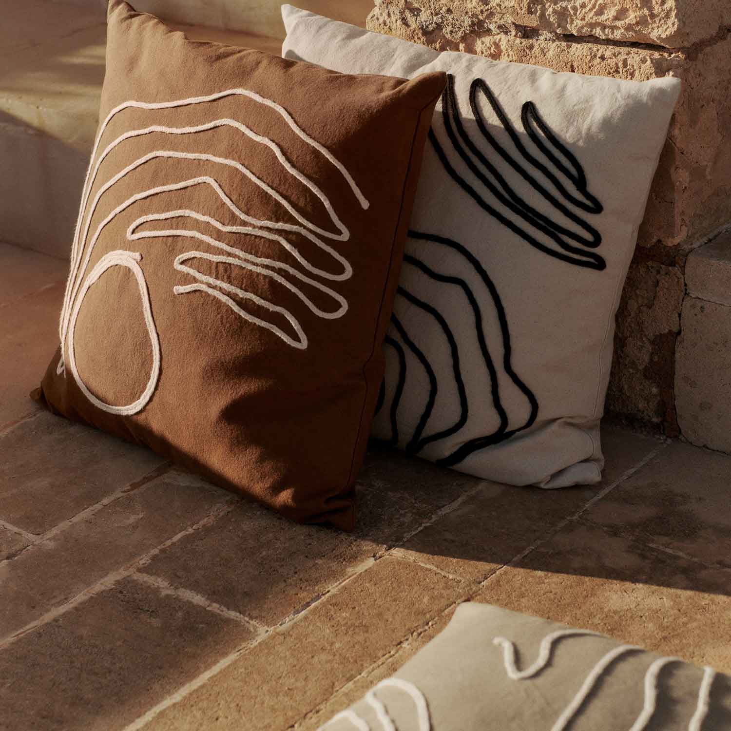 Ferm Living - Jot Kissen natural