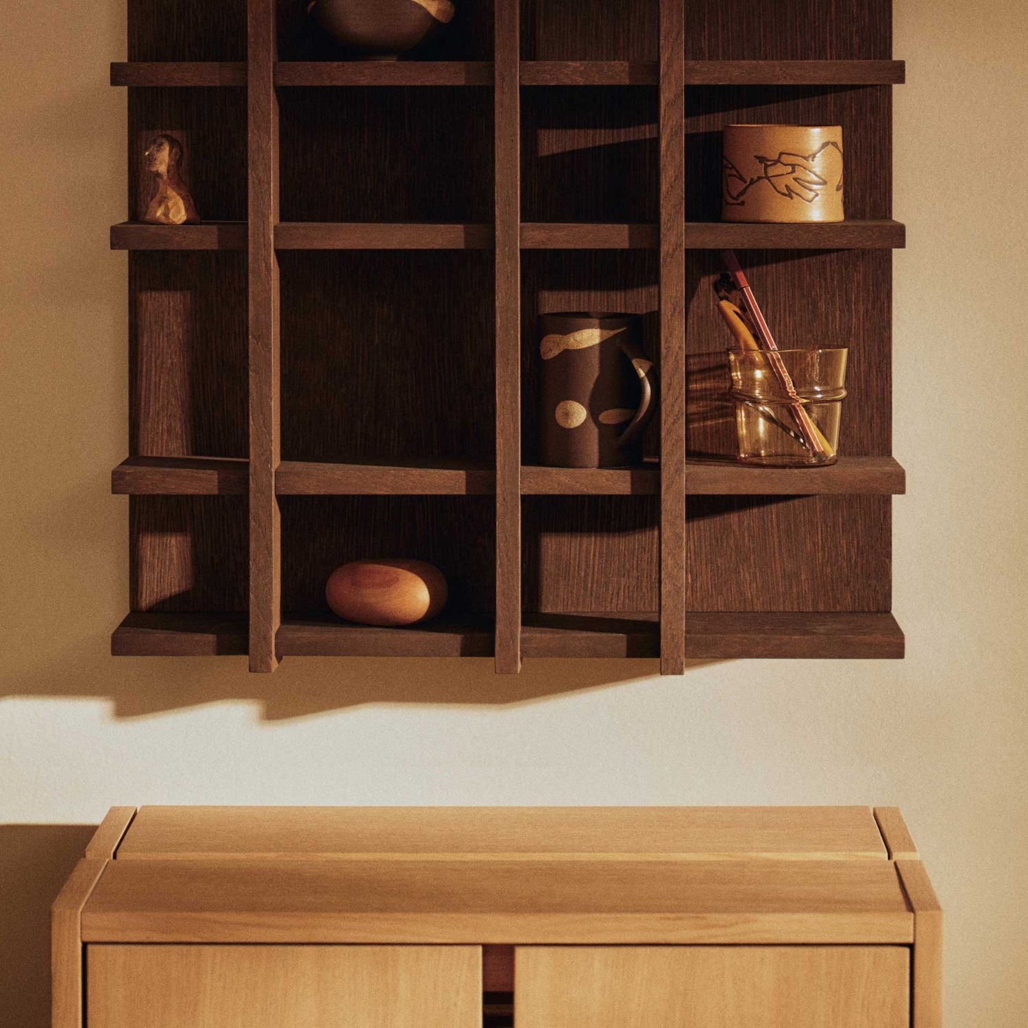 Ferm Living - Parcel Schrank nieder eiche
